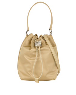 4G Light Bucket Bag, Nylon, Gold, GA B 0241, DB, S, 4*